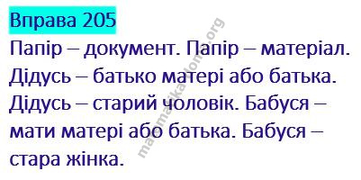 Вправа 205 гдз українська мова 2 клас Кравцова Н. М. Романова В. М. 2019