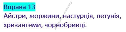 Вправа 13 гдз українська мова 2 клас Варзацька Л. О. Трохименко Т. О. 2019