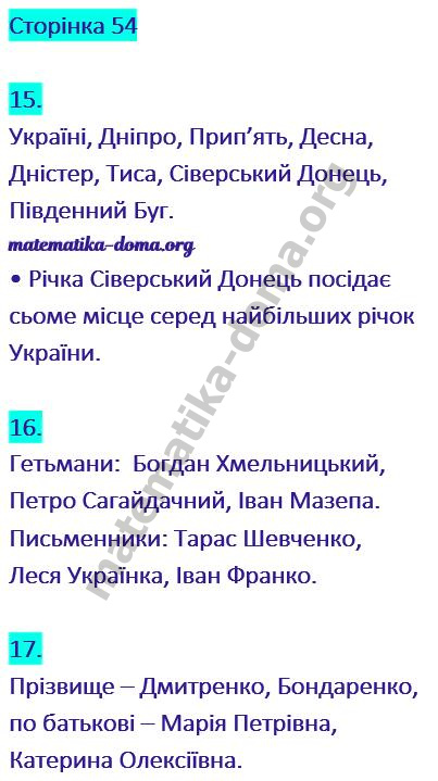 Сторінка 54 гдз українська мова 2 клас Вашуленко М. С. Дубовик С. Г. 2019