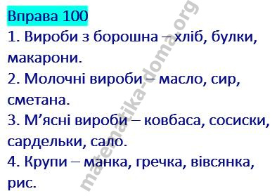 Вправа 100 гдз українська мова 2 клас Захарійчук М. Д. 2019