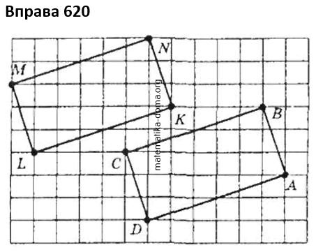 Вправа 620 гдз 7 клас геометрія Бурда Тарасенкова