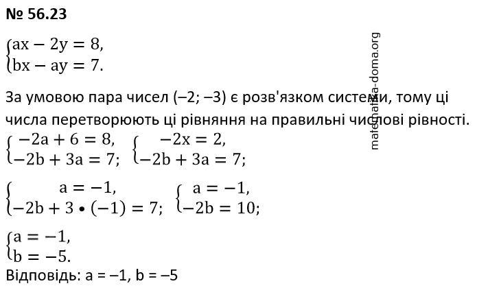 Вправа 56.23 гдз 7 клас математика Істер