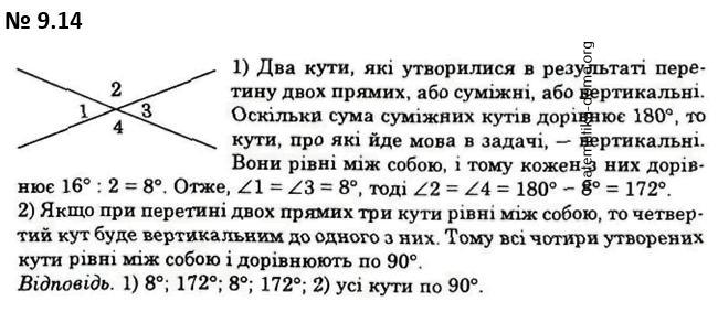 Вправа 9.14 гдз 7 клас математика Істер