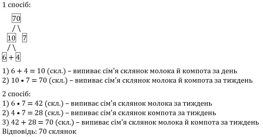 Зображення розв'язку задачі номер 212 з ГДЗ Математика 3 клас Заїка
