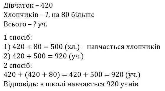 Зображення розв'язку задачі номер 456 з ГДЗ Математика 3 клас Заїка