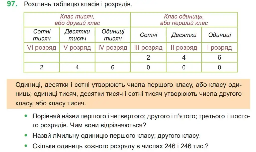 Зображення умови задачі номер 97 з підручника Математика 4 клас Козак