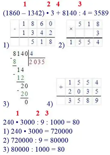 Зображення розв'язку задачі номер 222 з ГДЗ Математика 4 клас Козак