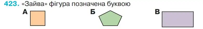 Зображення умови задачі номер 423 з підручника Математика 4 клас Оляницька
