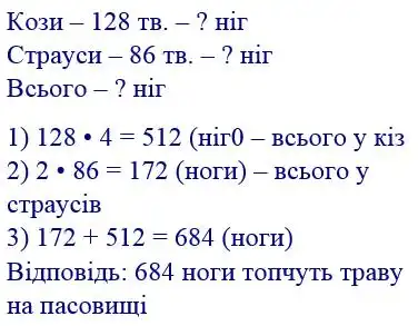 Зображення розв'язку задачі номер 192 з ГДЗ Математика 4 клас Заїка