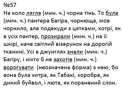 Зображення розв'язку вправи номер 57 з ГДЗ Українська Мова 4 клас Сапун