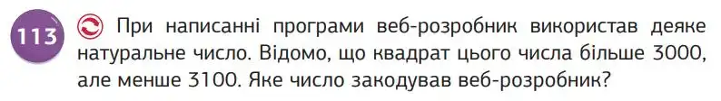умова задачі № 113