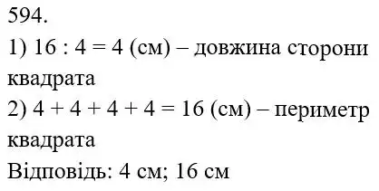 розв'язок задачі № 594