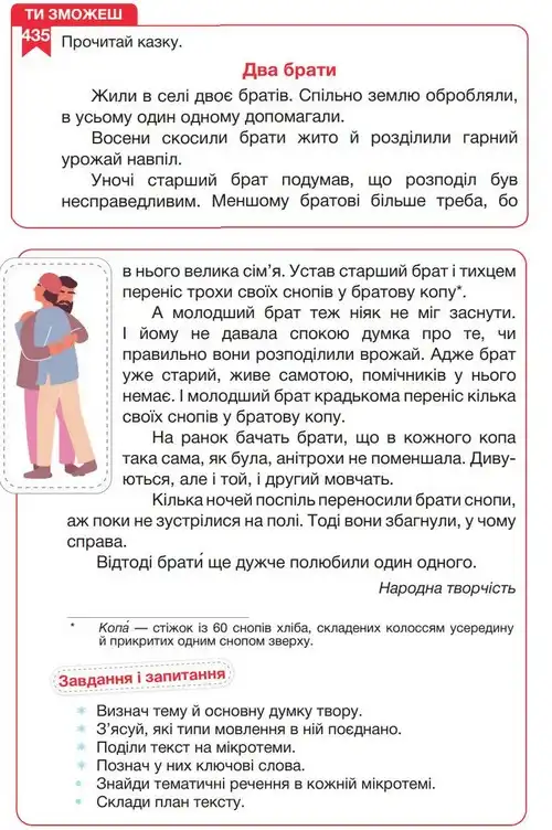 Зображення умови вправи номер 435 з підручника Українська Мова 5 клас Гапон