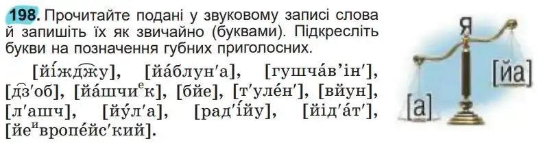Зображення умови вправи номер 198 з підручника Українська Мова 5 клас Заболотний