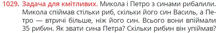 умова задачі № 1029