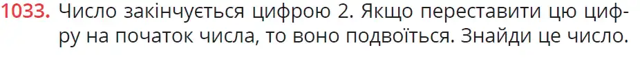 умова задачі № 1033
