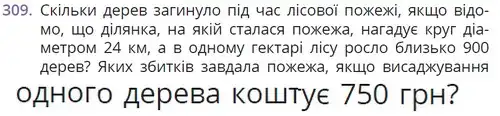 умова задачі № 309