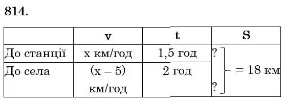 розв'язок задачі № 814