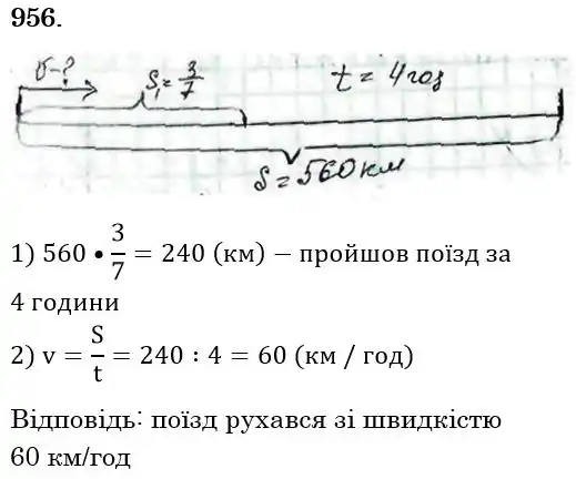 розв'язок задачі № 956