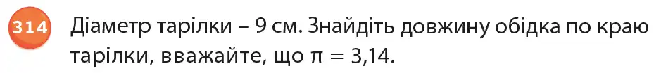 умова задачі № 314