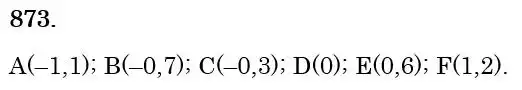 Зображення розв'язку задачі номер 873 з ГДЗ Математика 6 клас Кравчук
