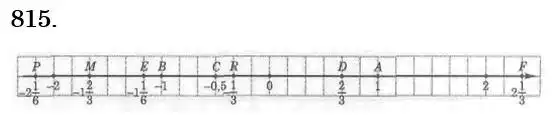 Зображення розв'язку задачі номер 815 з ГДЗ Математика 6 клас Мерзляк