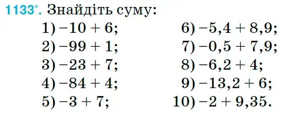 умова задачі № 1133