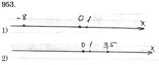 Зображення розв'язку задачі номер 953 з ГДЗ Математика 6 клас Тарасенкова
