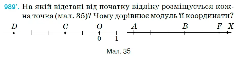 Зображення умови задачі номер 989 з підручника Математика 6 клас Тарасенкова