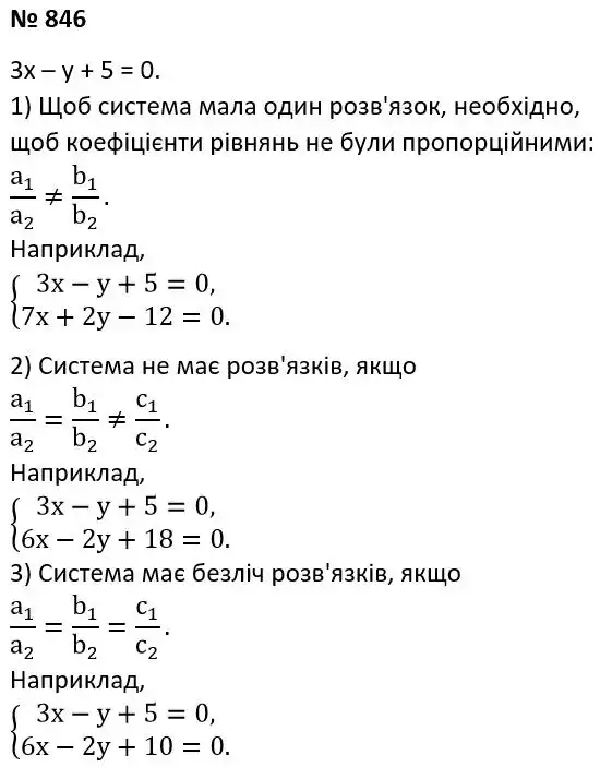 Зображення розв'язку задачі номер 846 з ГДЗ Алгебра 7 клас Тарасенкова