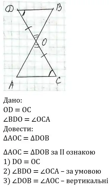 Зображення розв'язку задачі номер 485 з ГДЗ Геометрія 7 клас Бевз