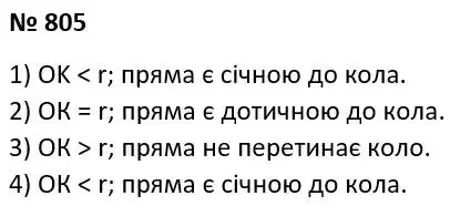 Зображення розв'язку задачі номер 805 з ГДЗ Геометрія 7 клас Істер