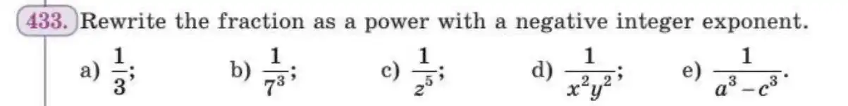Зображення умови задачі номер 433 з підручника Алгебра 8 клас Бевз