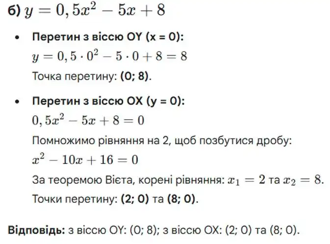 Зображення розв'язку задачі номер 976 (завдання б) з ГДЗ Алгебра 8 клас Бевз
