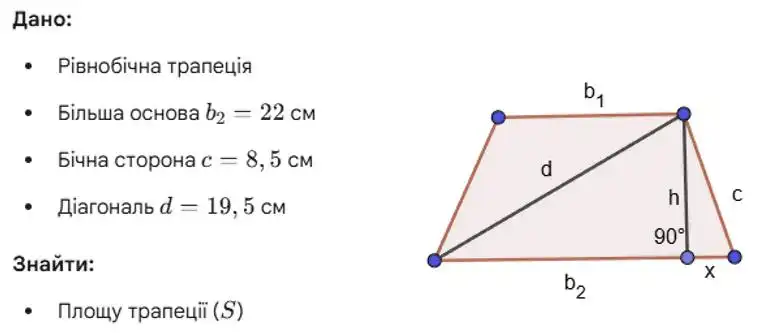 Зображення розв'язку задачі номер 1146 з ГДЗ Геометрія 8 клас Бевз