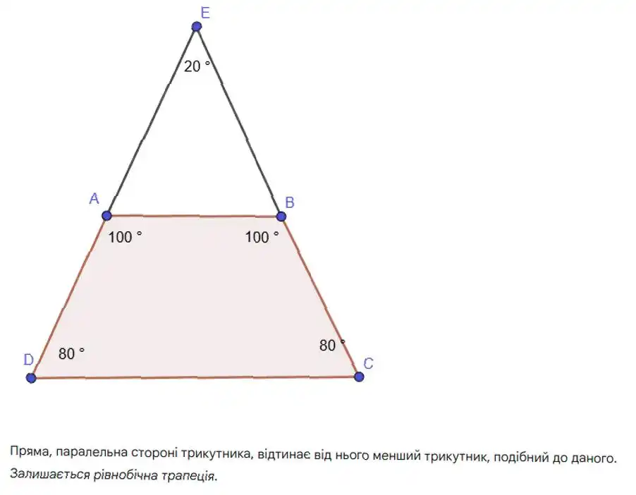 Зображення розв'язку задачі номер 268 (частина 1) з ГДЗ Геометрія 8 клас Бевз