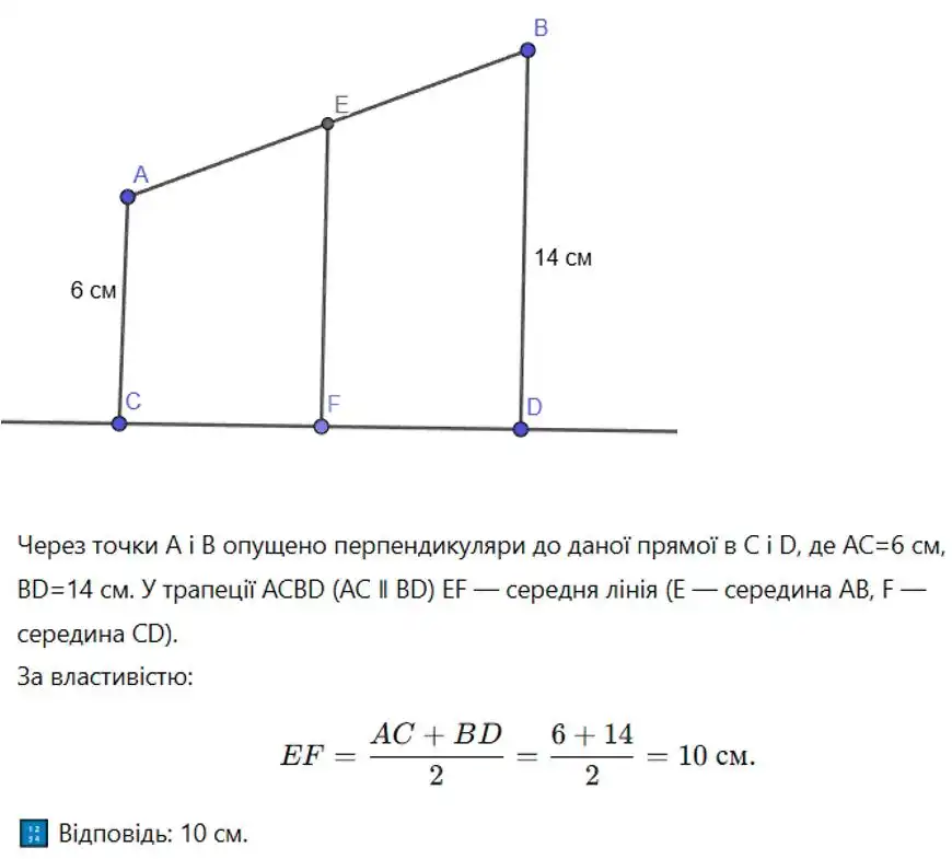 Зображення розв'язку задачі номер 288 з ГДЗ Геометрія 8 клас Бевз