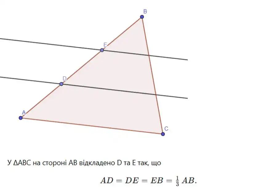 Зображення розв'язку задачі номер 299 (частина 1) з ГДЗ Геометрія 8 клас Бевз