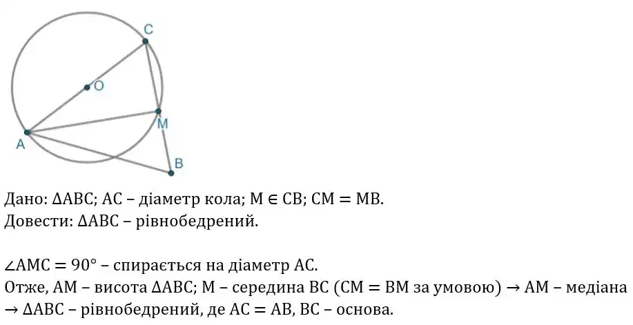 Зображення розв'язку задачі номер 363 з ГДЗ Геометрія 8 клас Бевз