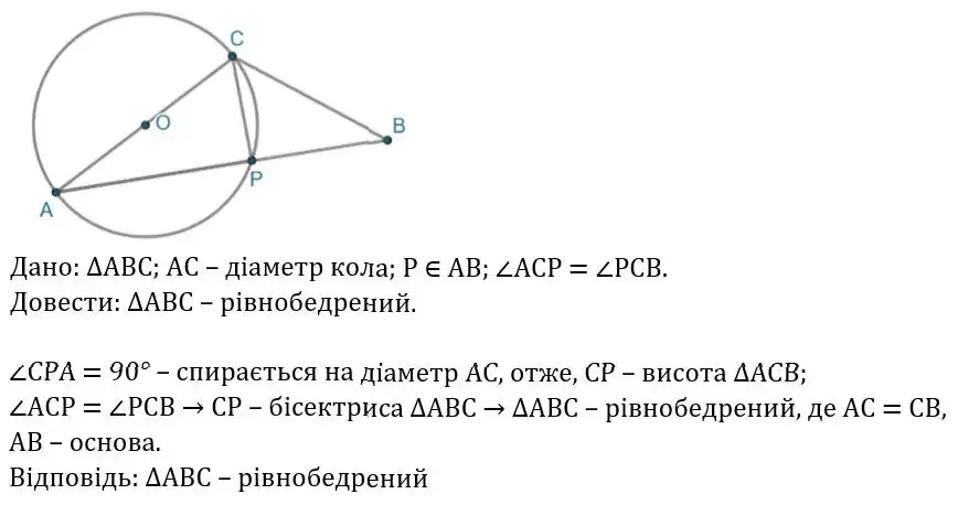 Зображення розв'язку задачі номер 364 з ГДЗ Геометрія 8 клас Бевз