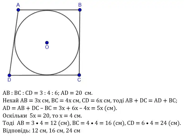 Зображення розв'язку задачі номер 402 з ГДЗ Геометрія 8 клас Бевз