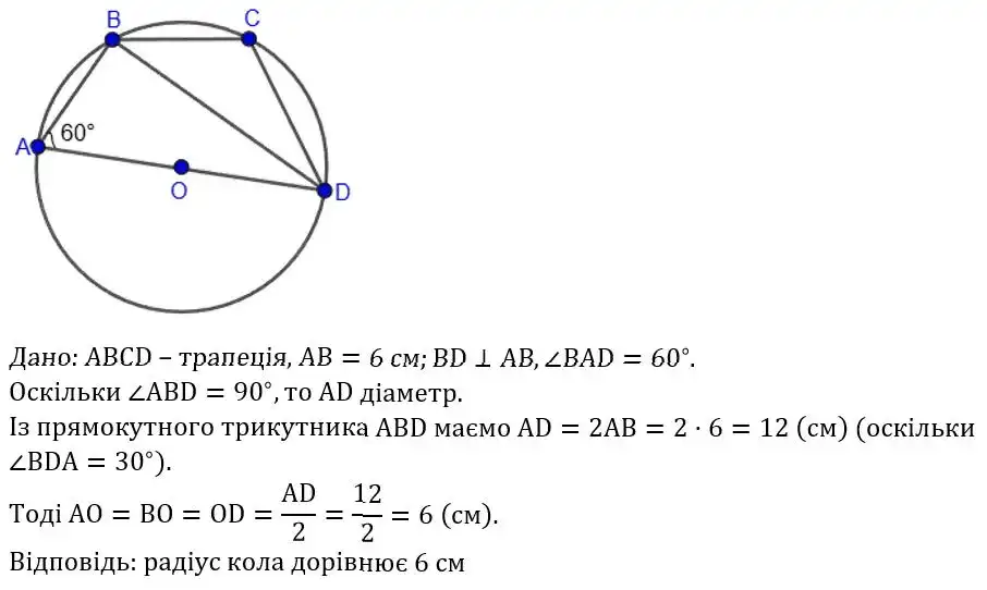 Зображення розв'язку задачі номер 411 з ГДЗ Геометрія 8 клас Бевз