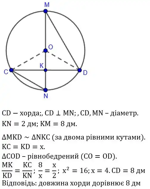 Зображення розв'язку задачі номер 700 з ГДЗ Геометрія 8 клас Бевз