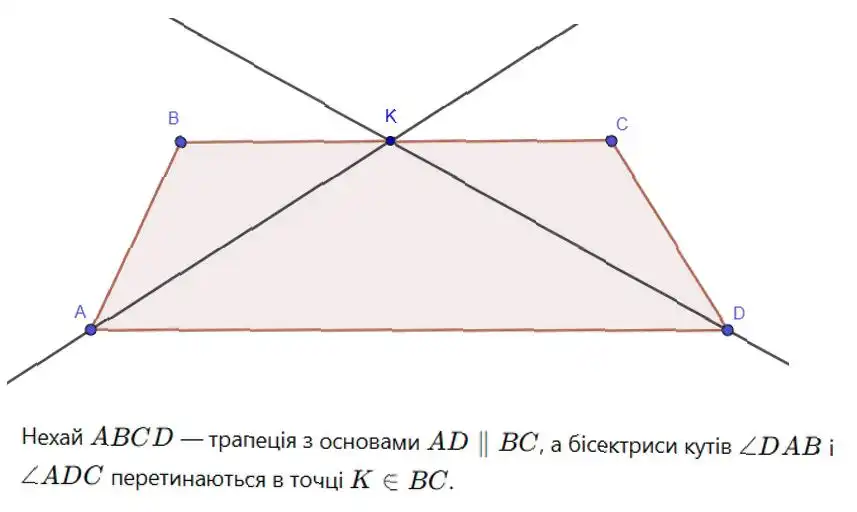Зображення розв'язку задачі номер 455 (малюнок) з ГДЗ Геометрія 8 клас Бурда