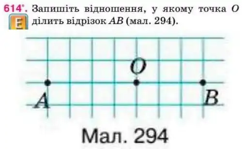 Зображення умови задачі номер 614 з підручника Геометрія 8 клас Бурда