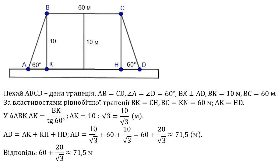 Зображення розв'язку задачі номер 970 з ГДЗ Геометрія 8 клас Бурда