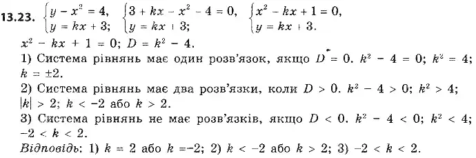 Зображення розв'язку задачі номер 13.23 з ГДЗ Алгебра 9 клас Мерзляк