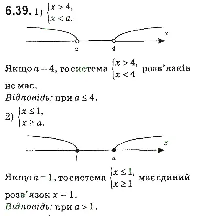 Зображення розв'язку задачі номер 6.39 з ГДЗ Алгебра 9 клас Мерзляк