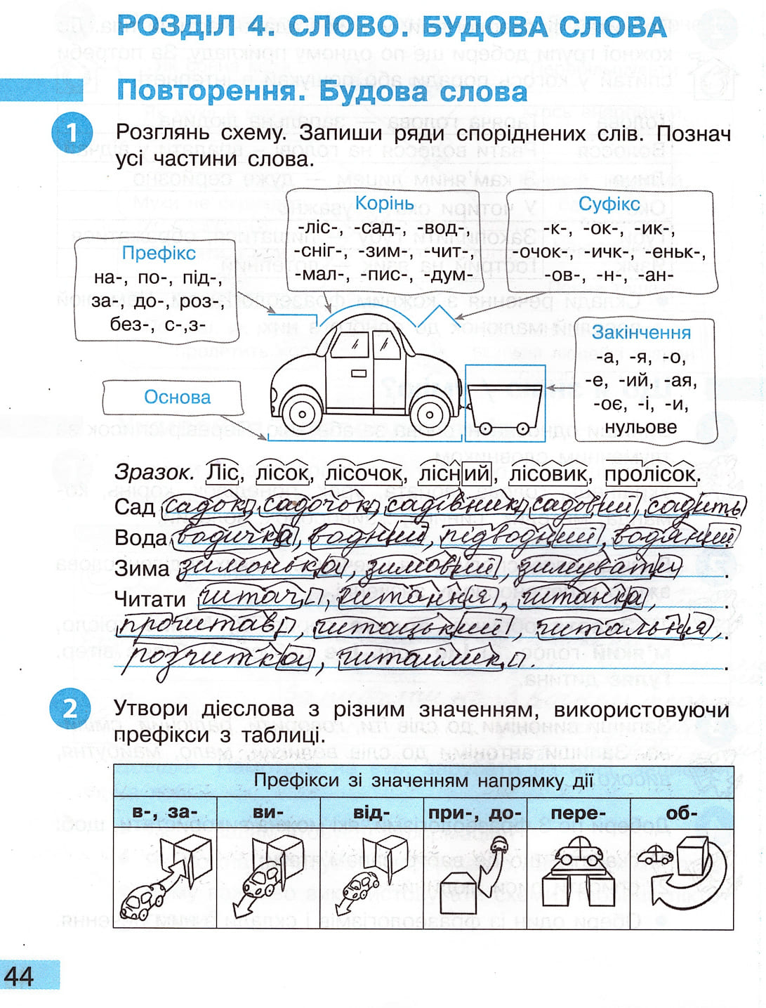 ГДЗ робочий зошит українська мова 4 клас Большакова Хворостяний